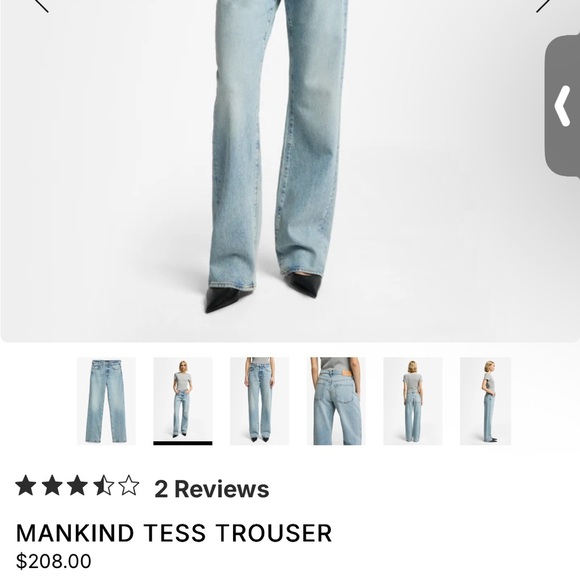 7 For All Mankind Denim - 7 For All Mankind Light Wash Straight Leg Jeans